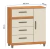 Cômoda 4 Gavetas 1 Porta 90cm Leme CO240 Cor Cinamomo/Off White - Fellicci Móveis na internet