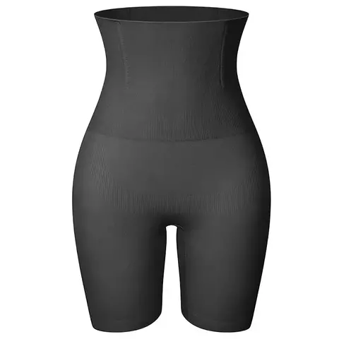 Mulheres barriga controle shapewear shorts cintura alta corpo shaper calcinha ca