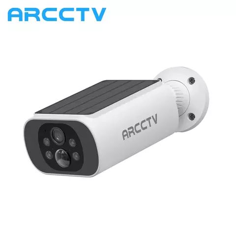 Câmera Solar Arcctv 2K Sem Fio com Bateria Integrada