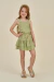 CONJUNTO COM BLUSA E SAIA EM RAYON RUSTIC