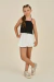 SHORTS SAIA EM SARJA 100% ALGODAO - Compinê Store