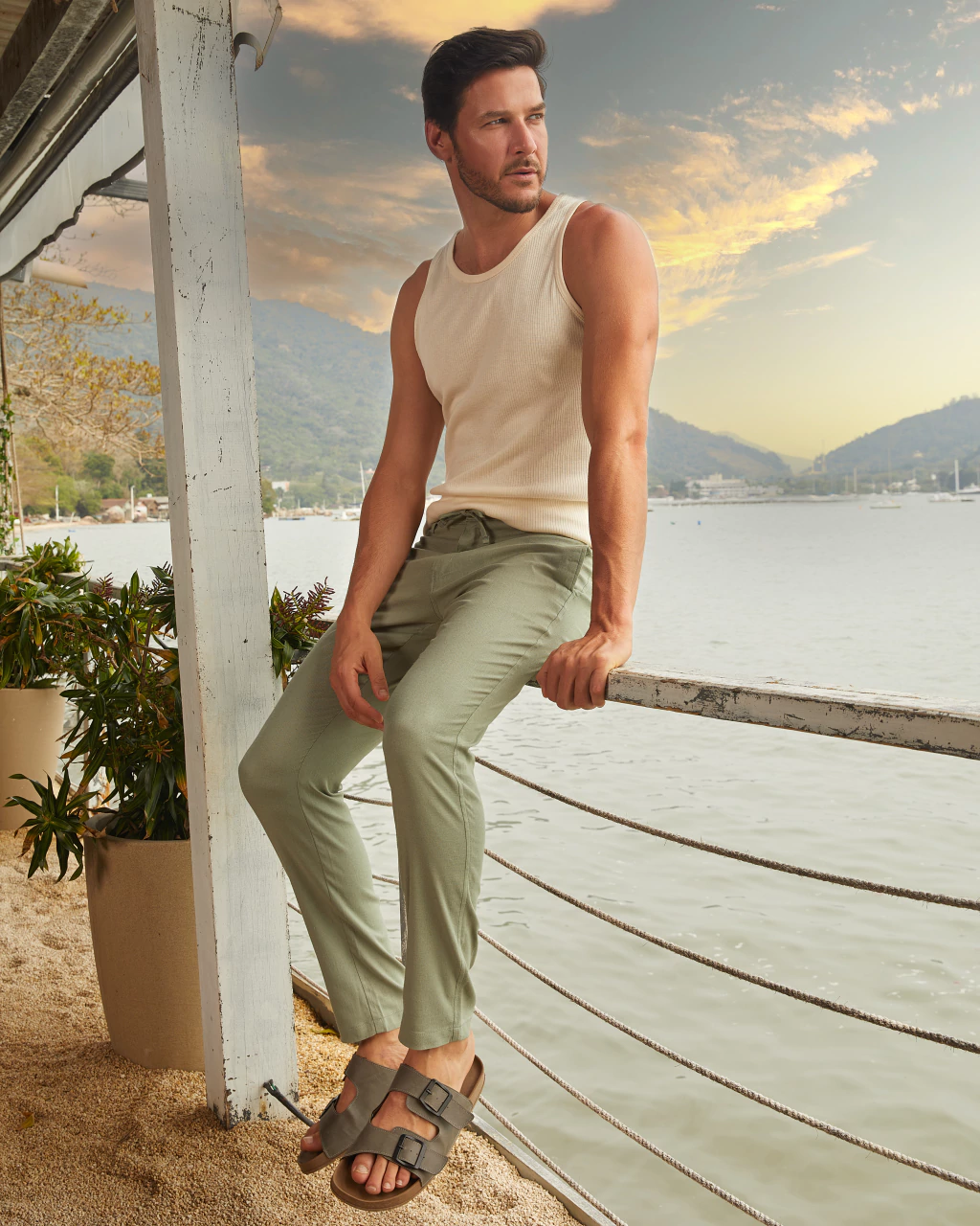 Calça de Linho Domaz