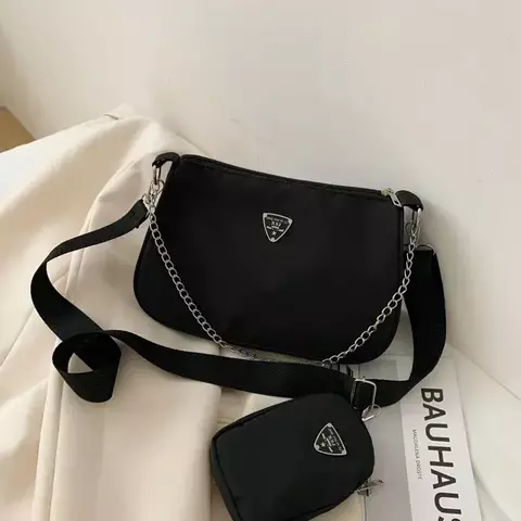 Bolsa crossbody de nylon moda portátil casual - comprar online