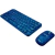 Kit Teclado e Mouse Sem Fio Letron Harry Potter Azul - comprar online