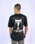 Imagem do Camiseta Oversized Preta Alegria e Ousadia – Coleção Origens