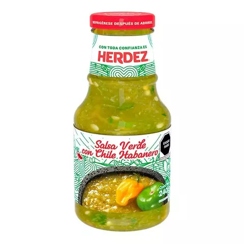 Salsa Herdez Verde Con Chile Habanero 240g