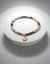 Pulseira Artesanal Multicolorida Pedras Naturais E Pingente - comprar online