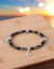 Pulseira Obsidiana Artesanal Com Dragão E Âncora Proteção - comprar online
