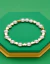 Bracelete Artesanal Pérolas E Corações Dourados Energia Amor - loja online