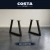 Patas Base De Hierro Mesa Ratona Banco X 2 Unidades - Costa home