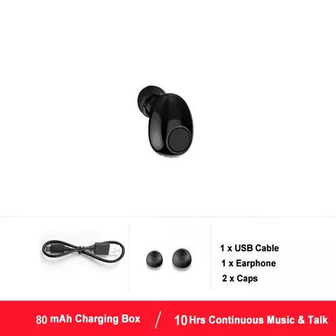 NVAHVA-Mini fone de ouvido Bluetooth, 10 horas de trabalho, fone de ouvido sem f - comprar online