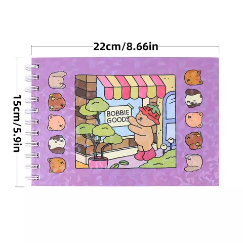 Bobbie Goods Livro para colorir 50 folhas desenho interessante caderno pintura p