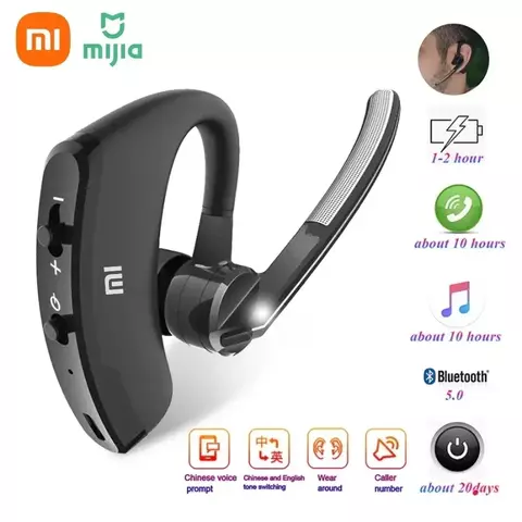 Xiaomi negócios sem fio único ouvido bluetooth 5.3 fones de ouvido v8 tws no ouv