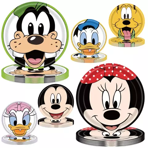 Disney mickey mouse decoração de aniversário pratos de festa além de minnie mous
