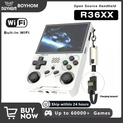 R36s atualizado r36xx retro console de jogos portátil - comprar online