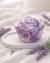 VELA POTE DE FLOR COR MARMORIZADA | LAVANDA E CIPRESTE - comprar online
