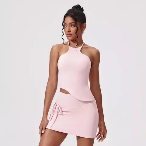 Ningyu 2 peça conjunto de yoga linda volta apertada yoga terno feminino bolso tê