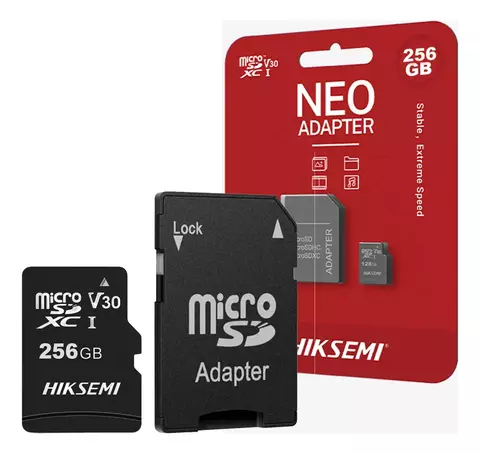 MEMORIA MICRO SD 256GB C10 HIKSEMI NEO - comprar online