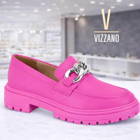 Mocassim Vizzano Corrente 23582 Rosa Pink