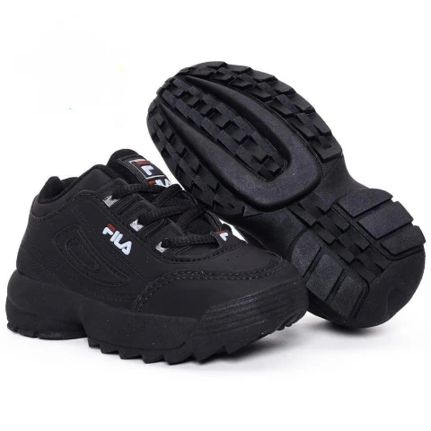 Tênis Infantil Fila Disruptor SP Preto