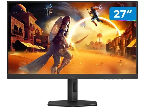 Monitor Gamer AOC 27&quot; Full HD 180Hz Gaming G4 27G4/P HDMI DisplayPort Base