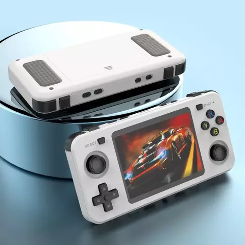 Boyhom novo console de jogos portátil r36h, tela ips de 3.5 polegadas, linux rk3