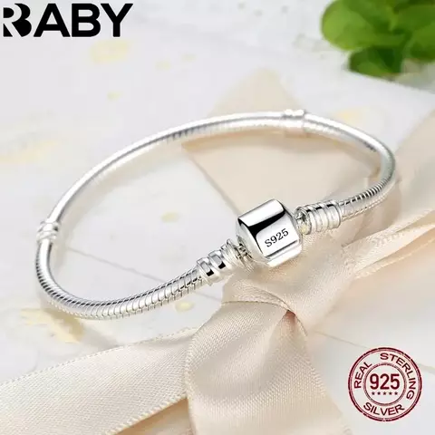 URBABY SNAKE SMOOTH (Pulseira Urbaby Snake Smooth – Prata 925 Malha Serpente)