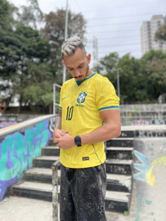 Camiseta seleção Brasileira Home JOGADOR - Tamanho Rua