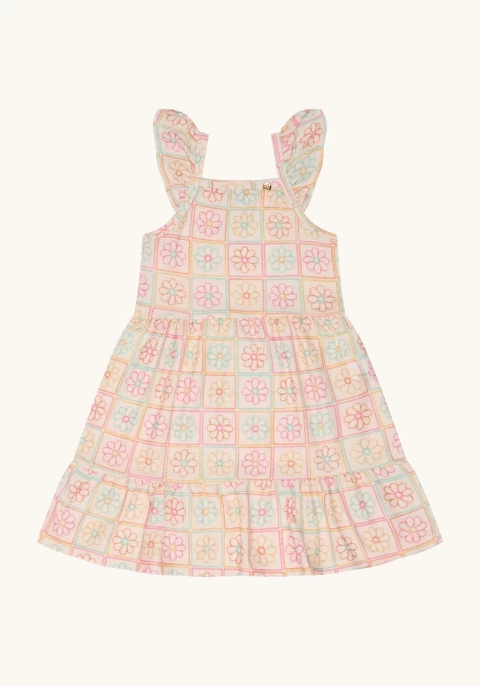 Vestido malha honey estampado - comprar online