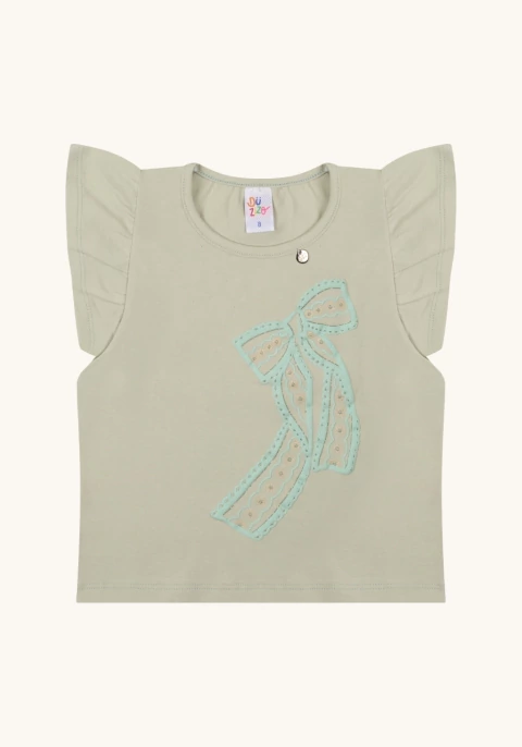 Blusa em cotton com estampa - comprar online