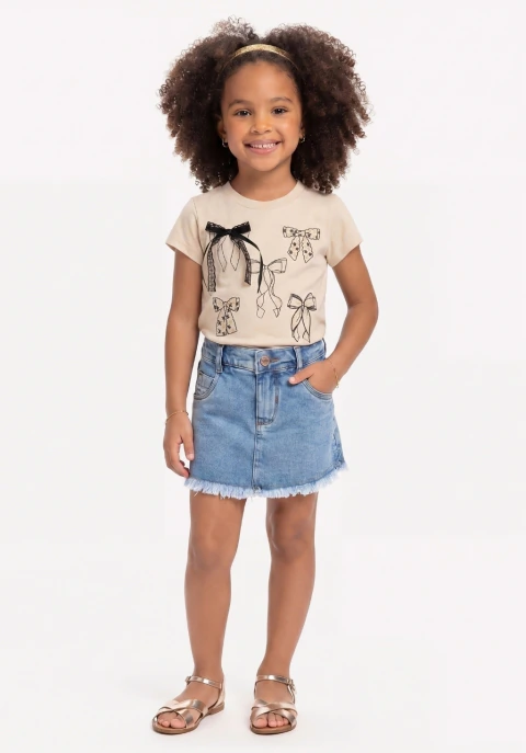 T-shirts em meia malha com estampa