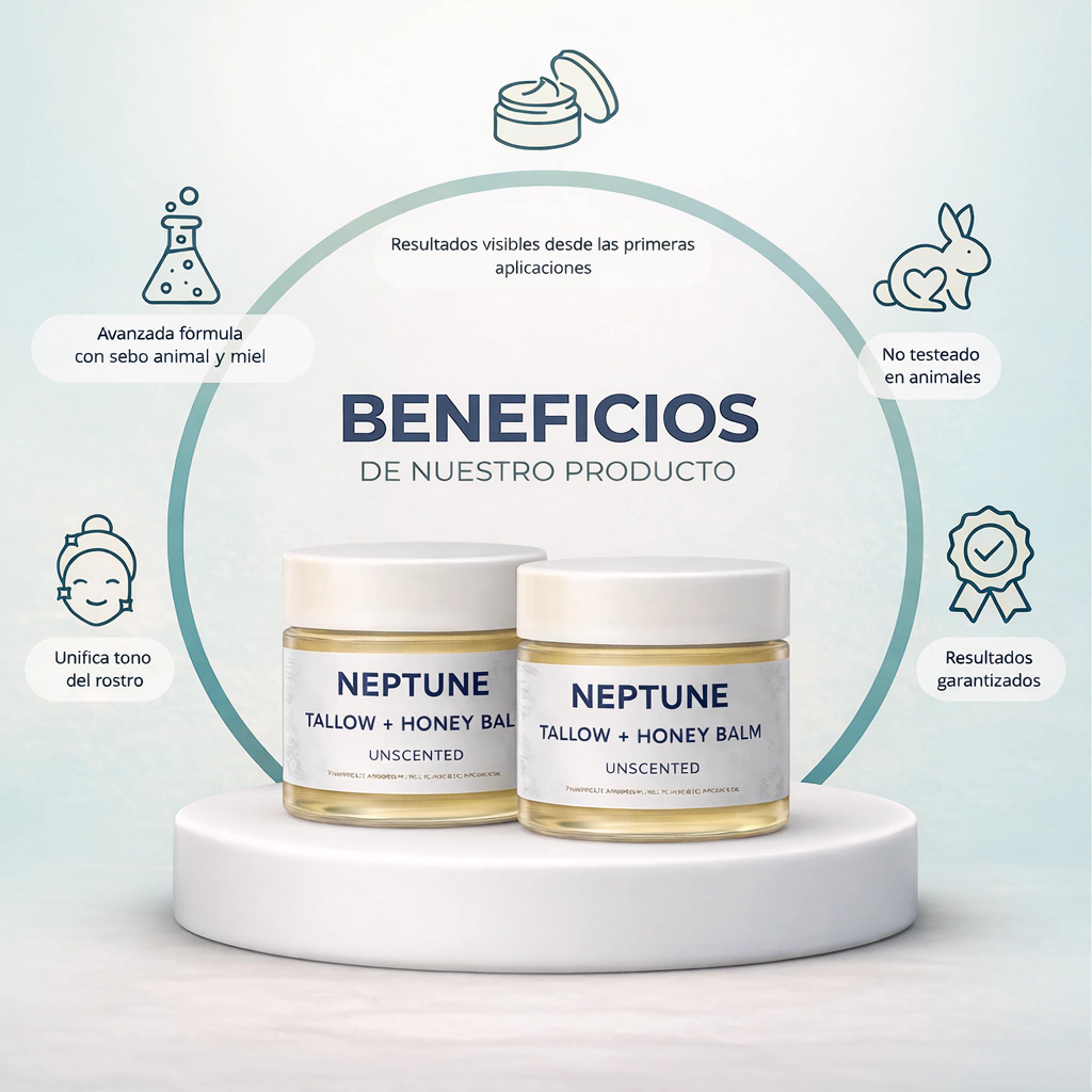 Resultados Neptune b&aacute;lsamo facial