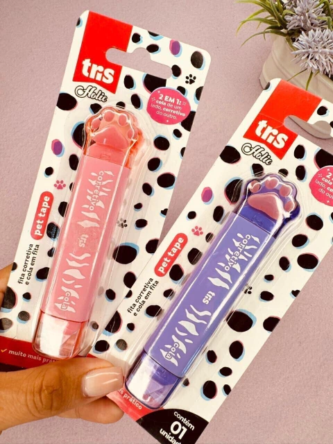 Corretivo em Fita + Cola em Fita | Holic Pets TRIS