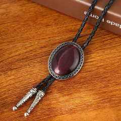 Bolo Tie Purple Stone - comprar online