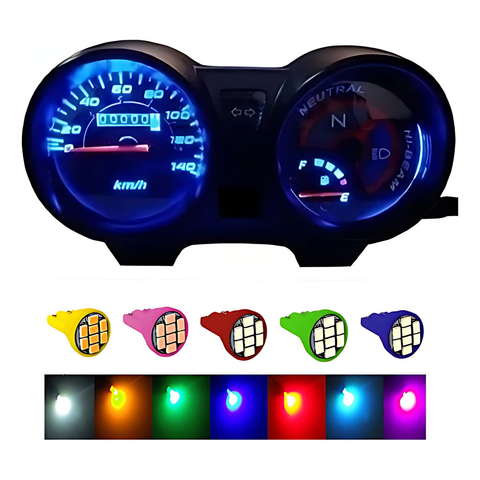 Par Led Azul T10 Painel Cg Titan Fan Factor 125 150 160