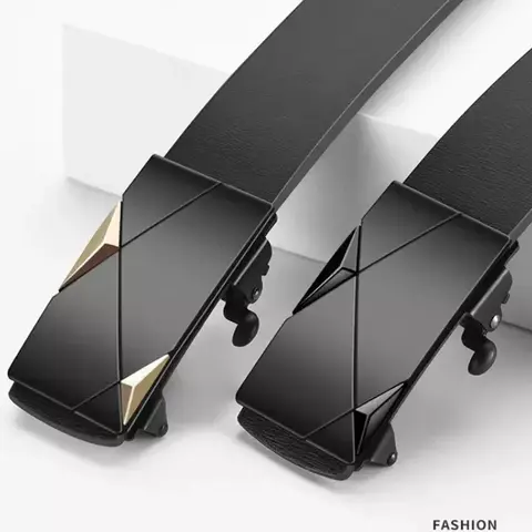 Cinto Fivela Moderno Masculino com Auto Ajuste