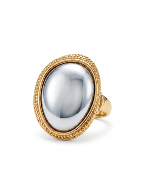 Anel - Pedra Oval - comprar online