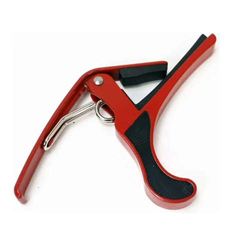 Capotraste Vermelho Para Violão Nylon e Aço