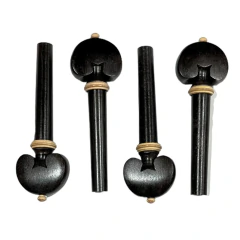 Kit Cravelhas Ébano Violino Preto Endurance 4un