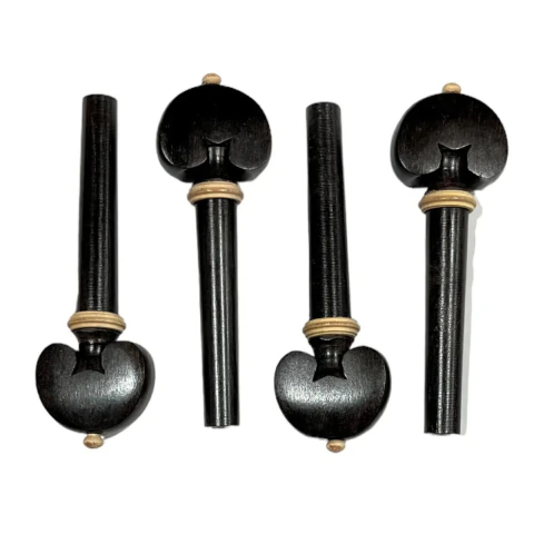 Kit Cravelhas Ébano Violino Preto Endurance 4un