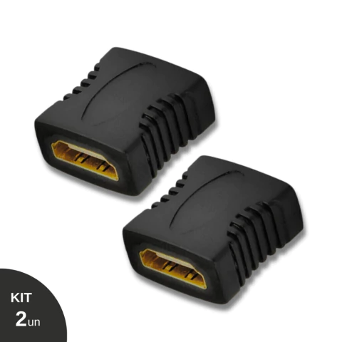 Adaptador Emenda Hdmi Para Cabo Fêmea X Fêmea Extensor - comprar online