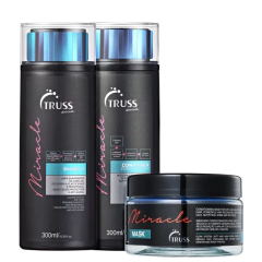 kit TRUSS Miracle com shampoo + condicionador + máscara