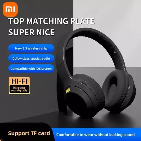 Xiaomi 5w fones de ouvido sem fio bluetooth5.3 dobrável 40mm driver jogo música