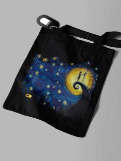 Ecobag Preta O Estranho Mundo de Jack Lua