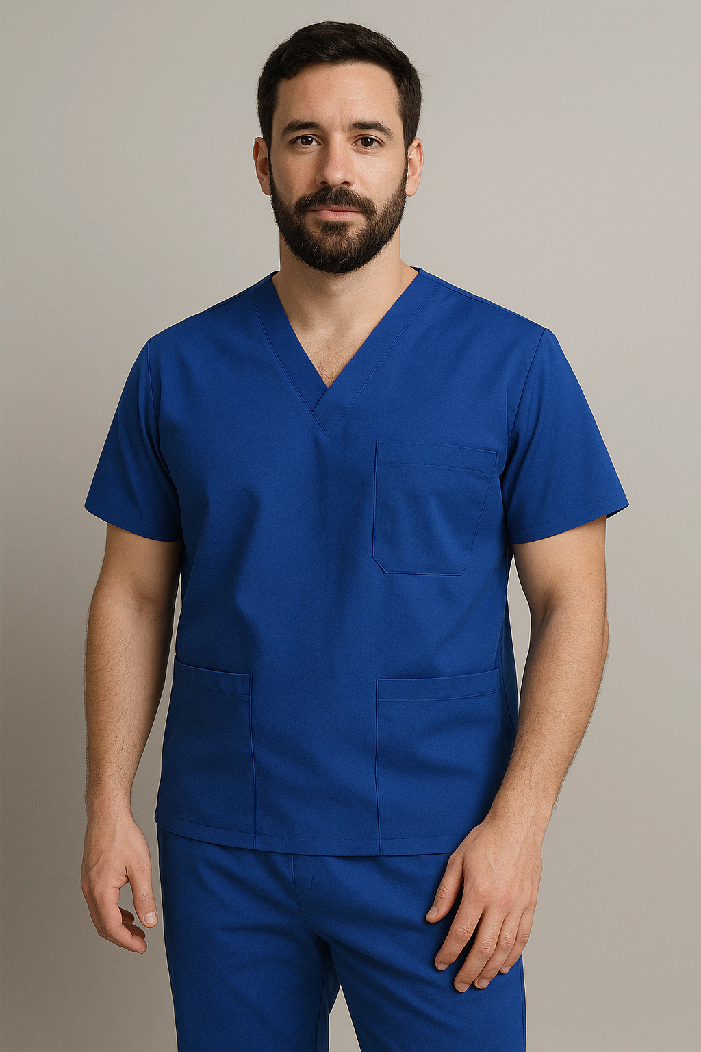SCRUB MASCULINO AZUL ROYAL