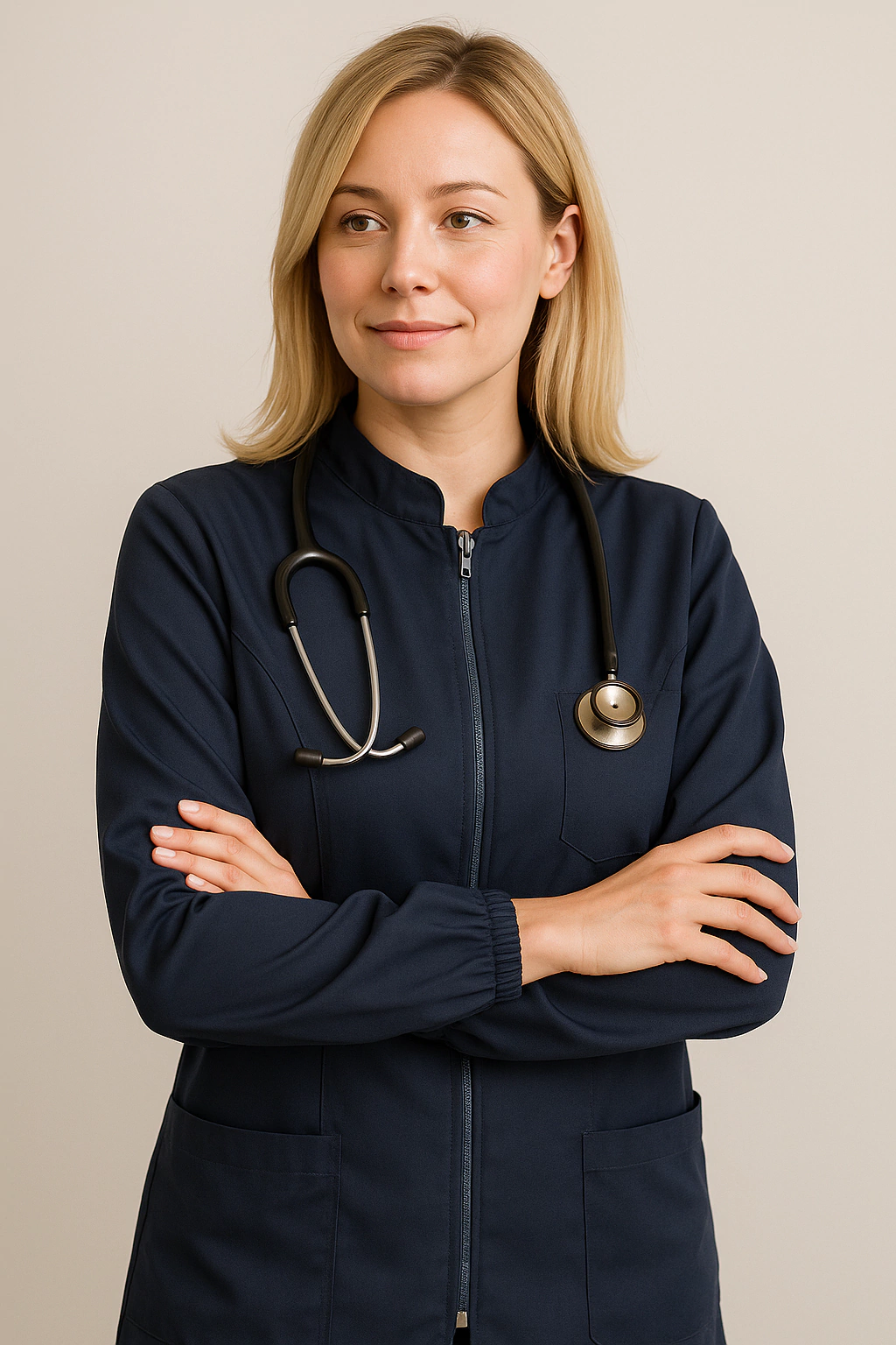 JALECO AZUL MARINHO PREMIUM