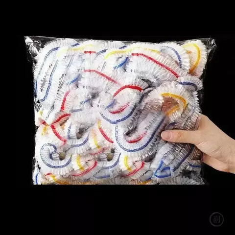 100 tampas plásticas dos alimentos dos alimentos, tampas plásticas da bacia para