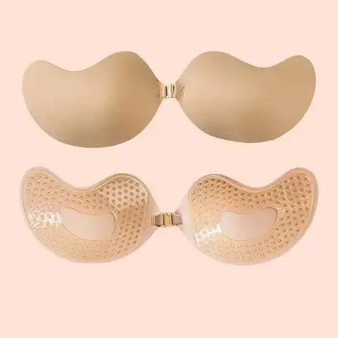 Sutiã de elevação adesivo invisível de 1 peça, sutiã anti-convexo push up sem al