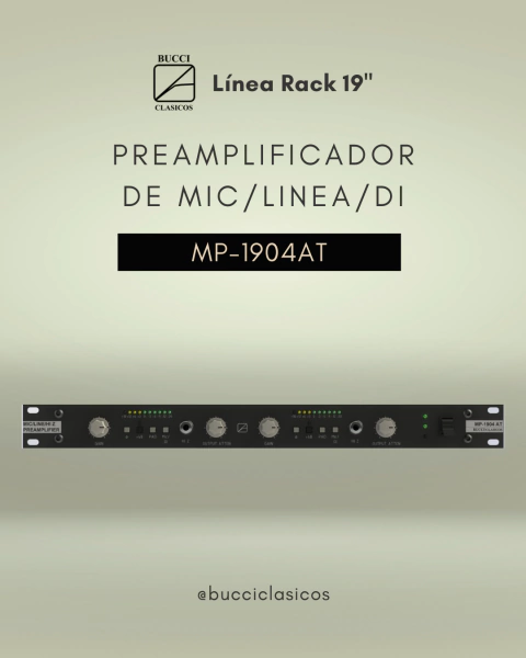 MP-1904AT Dual Mic Preamp - comprar online