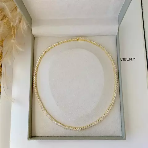 Colar de riviera navetes - comprar online